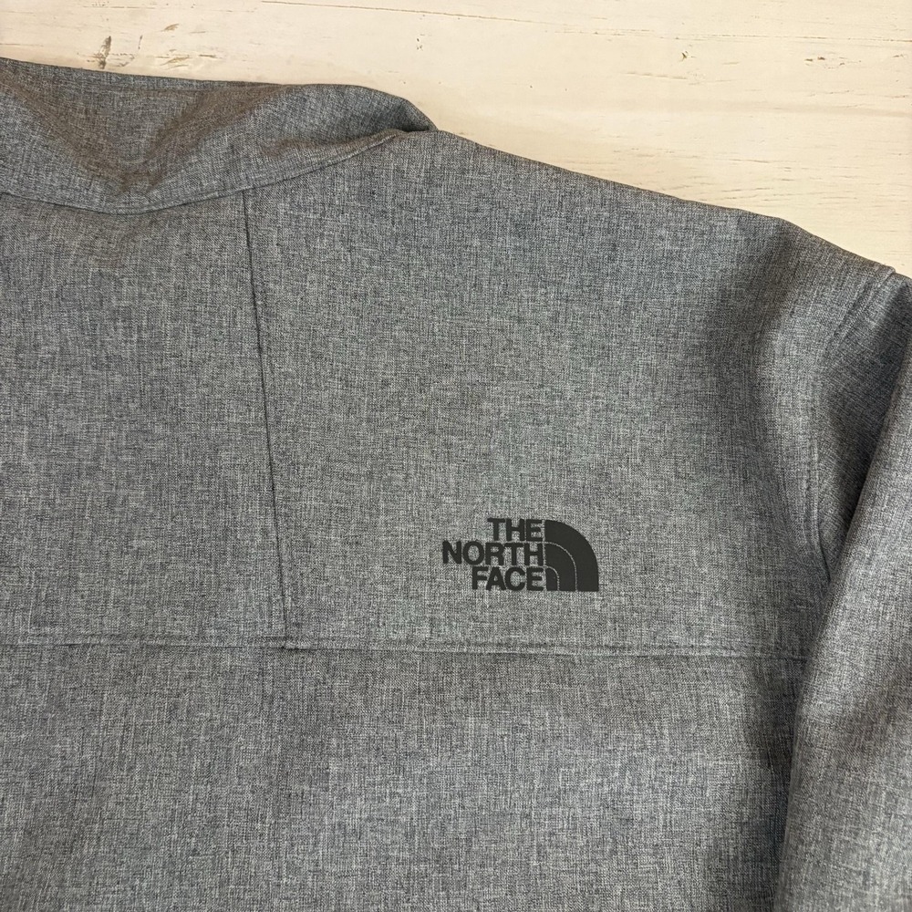The North Face Apex Barrier Softshell Jacket Mens 2XL Heather Gray NF0A3LGT - Picture 10 of 13